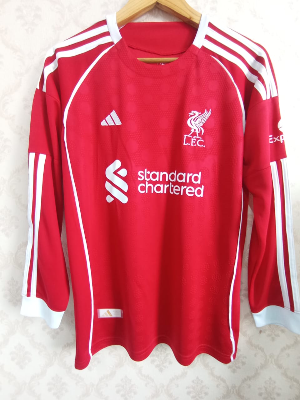 OFFSIDE R1 Liverpool Home Full Sleeve Jersey – Football T-Shirt (Red)
